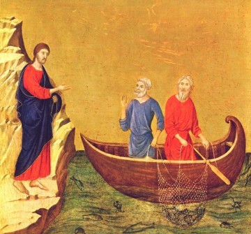 Jésus appelle ses premiers disciples, Duccio di Buonsigna), National Gallery Art, Washington DC, USA. 